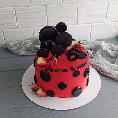 Торт "Божья коровка" купить - новомосковск.сладкоежкин.рф