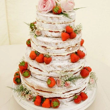Торт клубничные розы купить - новомосковск.сладкоежкин.рф