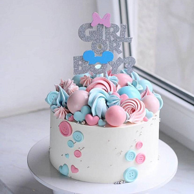 Торт "Girl or Boy" купить - новомосковск.сладкоежкин.рф