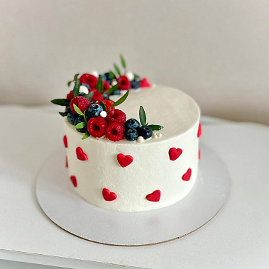 Торт в сердечках купить - новомосковск.сладкоежкин.рф