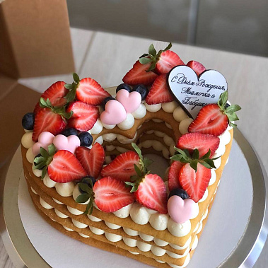 Торт «Сердце» купить - новомосковск.сладкоежкин.рф