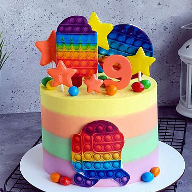 "Радужный поп-ит" купить - новомосковск.сладкоежкин.рф