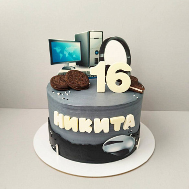Торт "Компьютер" купить - новомосковск.сладкоежкин.рф