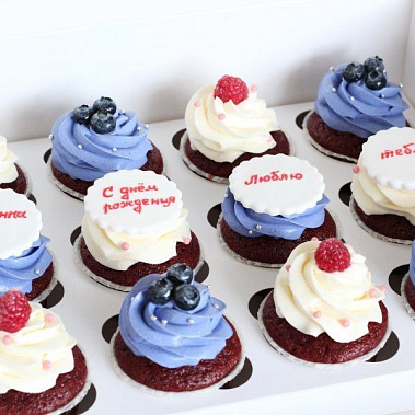 Капкейки "Бусинка" купить - новомосковск.сладкоежкин.рф