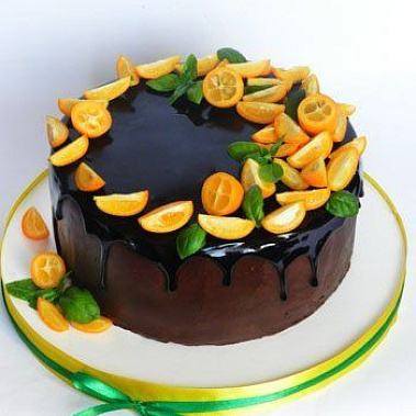 Торт глазурь с дольками купить - новомосковск.сладкоежкин.рф