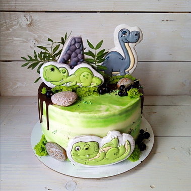 Торт "Динозавры" купить - новомосковск.сладкоежкин.рф