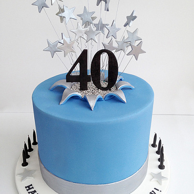 Торт "40" купить - новомосковск.сладкоежкин.рф
